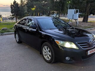 2011 Toyota Camry VI (XV40) Рестайлинг, чёрный, 1210000 рублей, вид 3