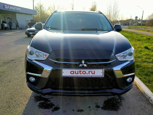 2017 Mitsubishi ASX I Рестайлинг 2, чёрный, 1800000 рублей - вид 1