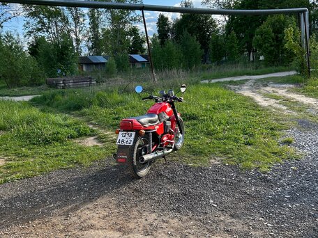 1988 Jawa 350/638, красный, 280000 рублей, вид 5
