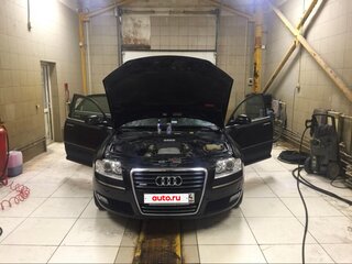 2008 Audi A8 Long II (D3) Рестайлинг 2, коричневый, 850000 рублей, вид 4