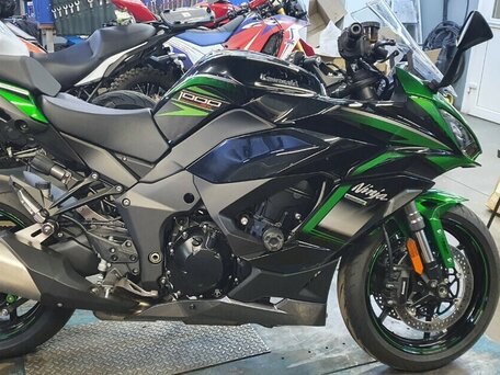 2021 Kawasaki Ninja 1000 SX, зелёный, 1750000 рублей, вид 1