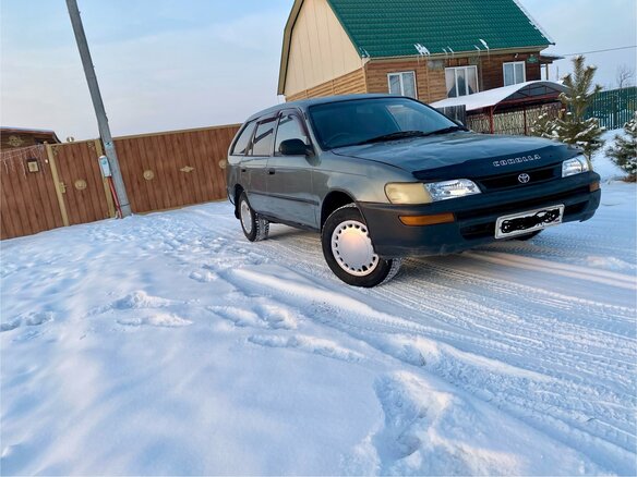 1993 Toyota Corolla VII (E100), зелёный, 235000 рублей - вид 3