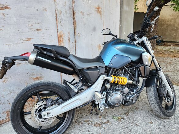 2008 Yamaha MT-03, голубой, 390000 рублей - вид 9