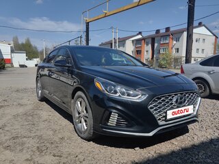 2018 Hyundai Sonata VII (LF) Рестайлинг, чёрный, 1820000 рублей, вид 1