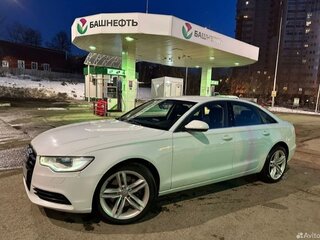 2012 Audi A6 IV (C7), белый, 1850000 рублей, вид 1