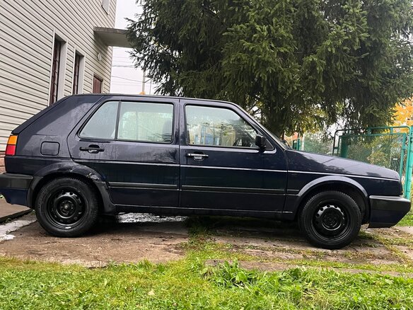 1990 Volkswagen Golf II, синий - вид 6
