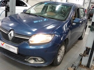 2014 Renault Logan II, синий, 350000 рублей, вид 1