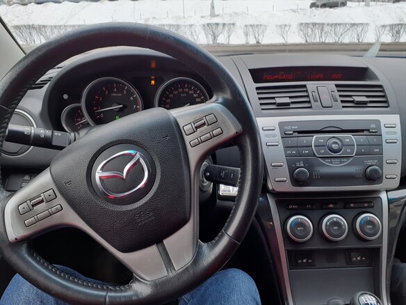 2008 Mazda 6 II (GH), синий - вид 10