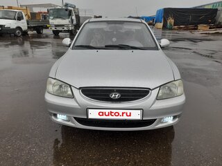 2005 Hyundai Accent ТагАЗ II, серебристый, 320000 рублей, вид 2