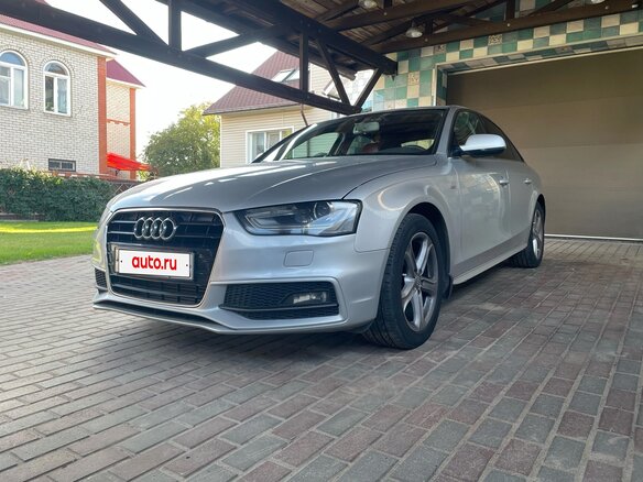 2013 Audi A4 IV (B8) Рестайлинг, серебристый