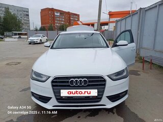 2013 Audi A4 IV (B8) Рестайлинг, белый, 1350000 рублей, вид 1