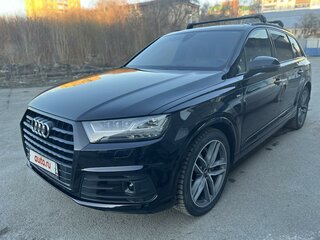 2019 Audi Q7 II (4M), чёрный, 5700000 рублей, вид 2