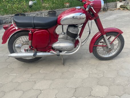 1972 Jawa 350/360, красный, 250000 рублей, вид 2