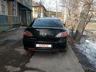 2008 Mazda 6 II (GH), чёрный, 800000 рублей, вид 4