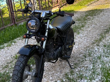 2005 Suzuki RV 200 VanVan, чёрный, 200000 рублей, вид 4
