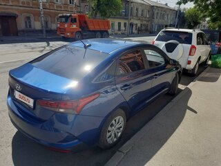2021 Hyundai Solaris II Рестайлинг, синий, 2149000 рублей, вид 5