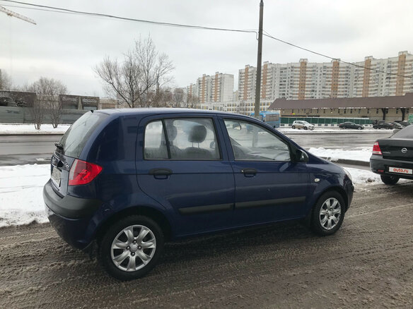 2008 Hyundai Getz I Рестайлинг, синий - вид 4