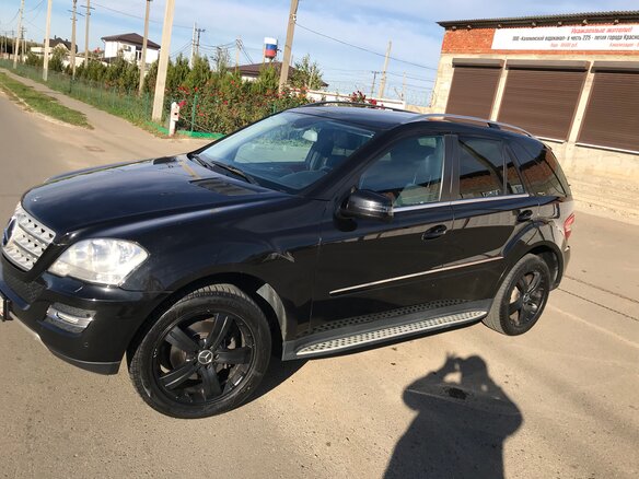 2011 Mercedes-Benz M-Класс 350 II (W164) Рестайлинг, чёрный