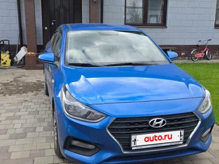 2017 Hyundai Solaris II, синий, 1050000 рублей, вид 1