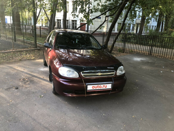 2007 Chevrolet Lanos I, красный - вид 1
