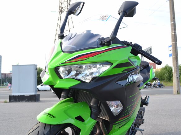 2024 Kawasaki Ninja 400, зелёный, 700000 рублей - вид 21