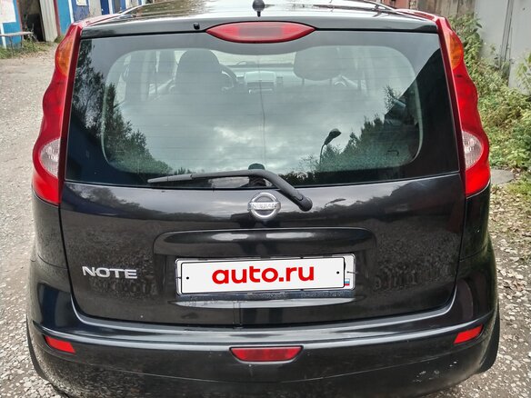 2008 Nissan Note I Рестайлинг, чёрный - вид 3