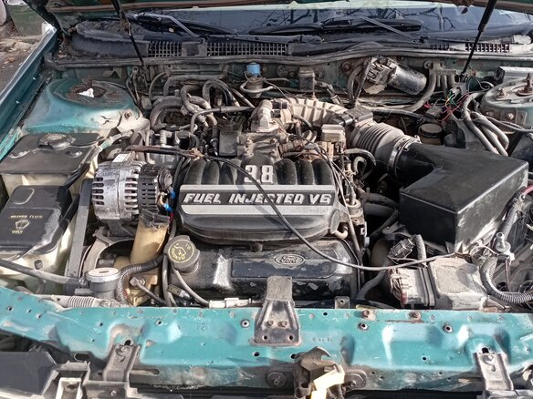 1993 Mercury Sable II, зелёный, 75000 рублей - вид 5