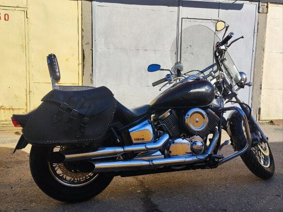 2001 Yamaha XVS1100, чёрный, 500000 рублей - вид 1
