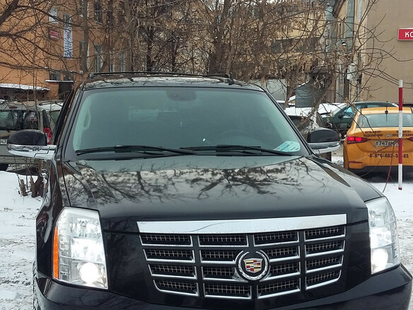 2007 Cadillac Escalade III, чёрный - вид 3