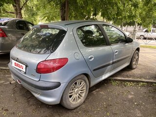 2003 Peugeot 206, голубой, 180000 рублей, вид 4