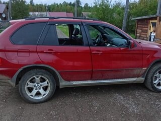 2005 BMW X5 4.4i I (E53) Рестайлинг, красный, 555555 рублей, вид 5