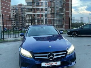 2018 Mercedes-Benz C-Класс 180 IV (W205) Рестайлинг, синий, 2790000 рублей, вид 1