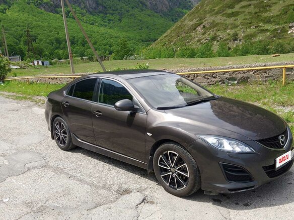 2012 Mazda 6 II (GH) Рестайлинг, коричневый, 800000 рублей - вид 1