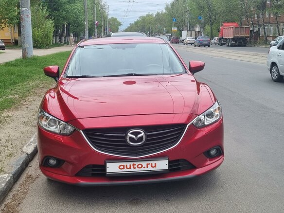 2015 Mazda 6 III (GJ) Рестайлинг, красный, 1850000 рублей