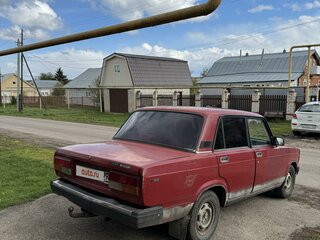 1991 Lada (ВАЗ) 2107, красный, 555000 рублей, вид 3