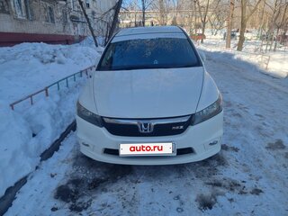 2009 Honda Stream II Рестайлинг, белый, 1150000 рублей, вид 1