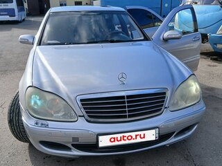 2002 Mercedes-Benz S-Класс 350 IV (W220) Рестайлинг, серебристый, 700000 рублей, вид 2
