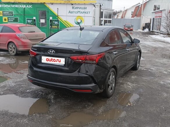 2021 Hyundai Solaris II Рестайлинг, чёрный, 1280000 рублей - вид 10