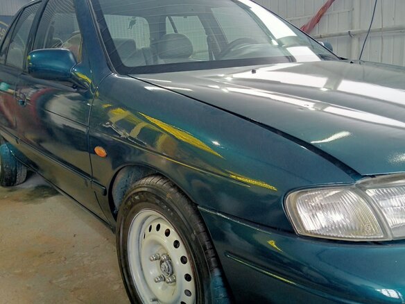 1997 Kia Sephia I Рестайлинг, зелёный, 265000 рублей - вид 7