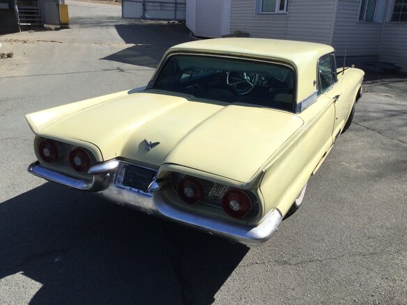 1957 Ford Thunderbird I, жёлтый - вид 3