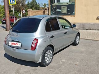 2004 Nissan March III (K12), серебристый, 310000 рублей, вид 3