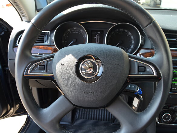 2014 Skoda Superb II Рестайлинг, чёрный - вид 8