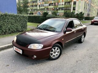 2006 Kia Spectra I Рестайлинг 2, красный, 260000 рублей, вид 4