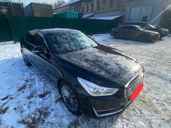 2017 Genesis G90 I, чёрный, 2500000 рублей - вид 6
