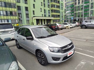 2017 Lada (ВАЗ) Granta I, серебристый, 690000 рублей, вид 3