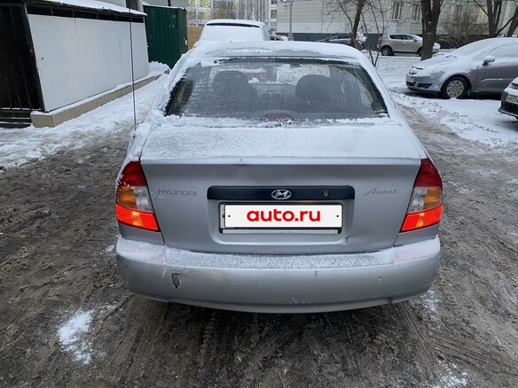 2005 Hyundai Accent ТагАЗ II, серый, 390000 рублей - вид 11