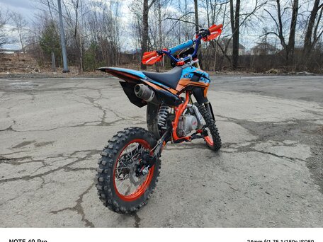 2024 Kayo Evolution YX125EM, синий, 85000 рублей, вид 5