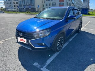 2020 Lada (ВАЗ) Vesta SW Cross I, синий, 665000 рублей, вид 2