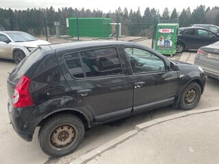 2012 Renault Sandero I, чёрный, 400000 рублей, вид 3
