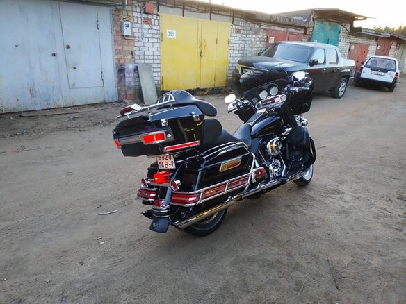 2005 Harley-Davidson Electra Glide, чёрный, 750000 рублей - вид 7